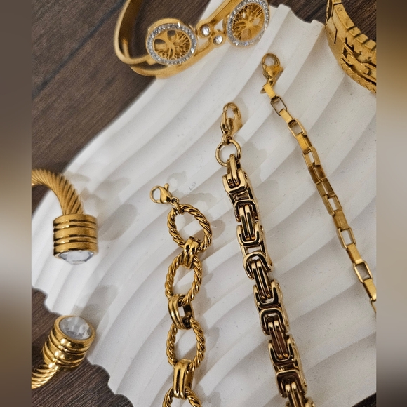 🔥 BUNDLE BRACELET DEAL 🔥 GOLD-TONE - Picture 5 of 6